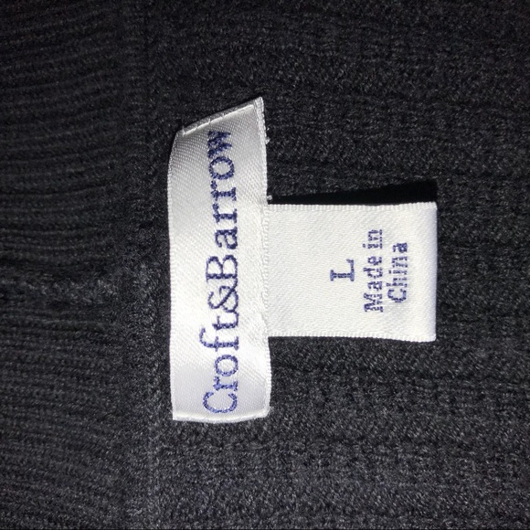 🔻2 for $10🔻Croft & Barrow · Drape Front Cardigan - Picture 5 of 7